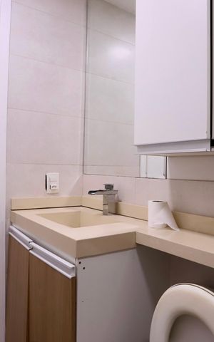 Apartamento à venda com 46m², 2 quartos e 1 vaga Apartamento à venda com 46m², 2 quartos e 1 vagaBanheiro
