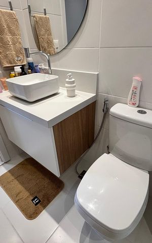Apartamento à venda com 80m², 2 quartos e 1 vaga Apartamento à venda com 80m², 2 quartos e 1 vagaBanheiro