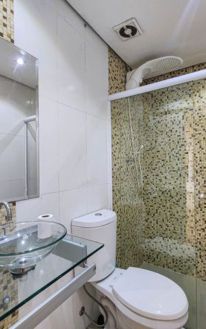 Apartamento para alugar com 78m², 2 quartos e 1 vaga Apartamento para alugar com 78m², 2 quartos e 1 vagaBanheiro Social