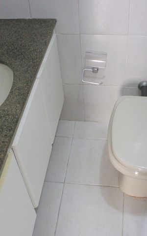 Apartamento à venda com 86m², 3 quartos e 1 vagaBanheiro da suíte