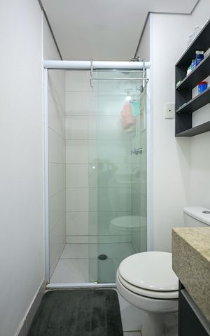 Apartamento à venda com 35m², 1 quarto e 1 vagaBanheiro Suíte 