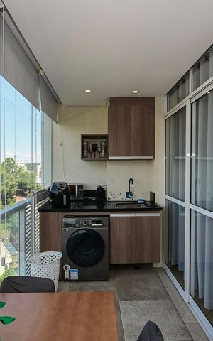 Apartamento à venda com 35m², 1 quarto e 1 vagaVaranda