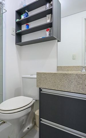 Apartamento à venda com 35m², 1 quarto e 1 vagaBanheiro Suíte 