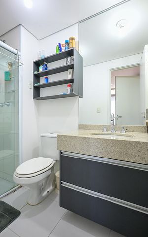 Apartamento à venda com 35m², 1 quarto e 1 vagaBanheiro Suíte 