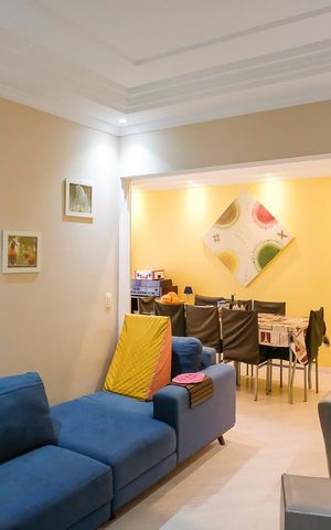 Apartamento à venda com 100m², 3 quartos e 2 vagasSala
