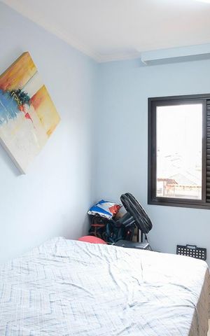 Apartamento à venda com 100m², 3 quartos e 2 vagasQuarto 2