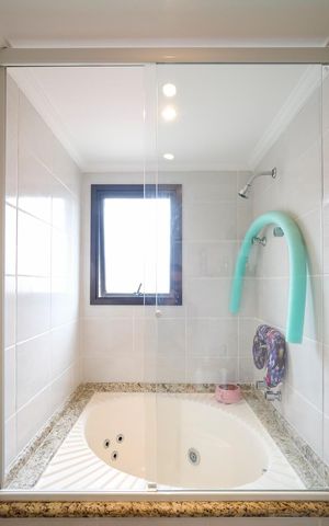 Apartamento à venda com 100m², 3 quartos e 2 vagasBanheiro da suíte