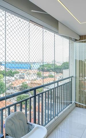 Apartamento à venda com 83m², 3 quartos e 2 vagasVaranda gourmet