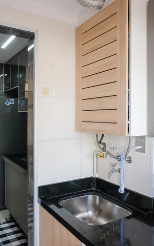 Apartamento à venda com 83m², 3 quartos e 2 vagasÁrea de serviço