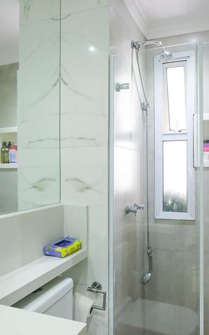 Apartamento à venda com 83m², 3 quartos e 2 vagasBanheiro da suíte