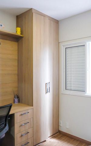 Apartamento à venda com 83m², 3 quartos e 2 vagasQuarto 2