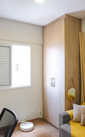 Apartamento à venda com 83m², 3 quartos e 2 vagasQuarto 2