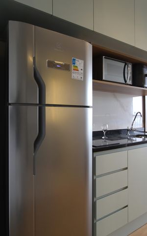 Studio à venda com 25m², 1 quarto e sem vagaCozinha