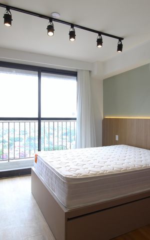 Studio à venda com 25m², 1 quarto e sem vagaSala/Quarto