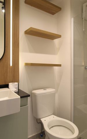 Studio à venda com 25m², 1 quarto e sem vagaBanheiro