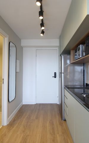 Studio à venda com 25m², 1 quarto e sem vagaCozinha