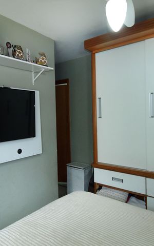 Apartamento à venda com 60m², 2 quartos e 1 vagaQuarto 1- Suíte