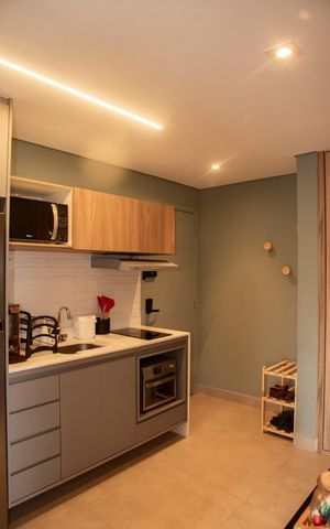 Apartamento à venda com 62m², 1 quarto e 1 vagaCozinha