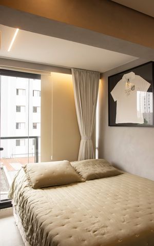 Apartamento à venda com 62m², 1 quarto e 1 vagaQuarto