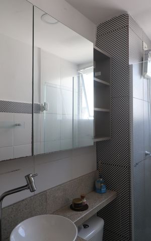 Apartamento à venda com 45m², 2 quartos e 1 vagaBanheiro