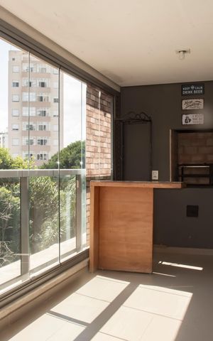Apartamento para alugar com 72m², 1 quarto e 2 vagasVaranda gourmet