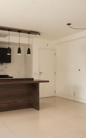 Apartamento para alugar com 72m², 1 quarto e 2 vagasSala/Cozinha