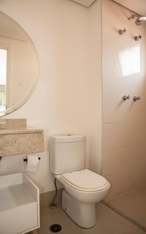 Apartamento para alugar com 72m², 1 quarto e 2 vagasBanheiro da Suíte