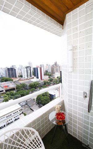 Studio à venda com 76m², 1 quarto e 1 vagaVaranda da Sala