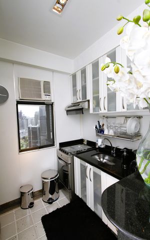 Studio à venda com 76m², 1 quarto e 1 vagaCozinha