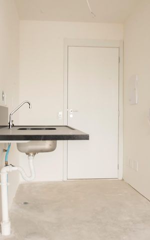 Studio à venda com 26m², 1 quarto e sem vagaCozinha
