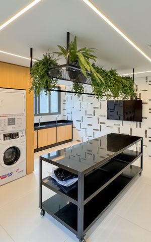 Studio à venda com 27m², 1 quarto e sem vagaLavanderia