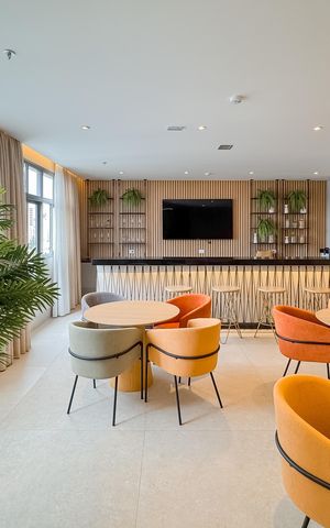 Studio à venda com 27m², 1 quarto e sem vagaSalão de Festas