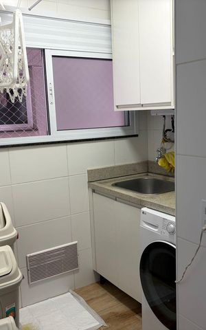 Apartamento para alugar com 91m², 3 quartos e 2 vagas Apartamento para alugar com 91m², 3 quartos e 2 vagasÁrea de serviço