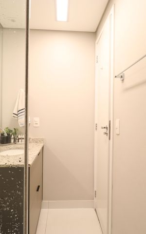 Apartamento à venda com 67m², 2 quartos e 1 vagaBanheiro da Suíte