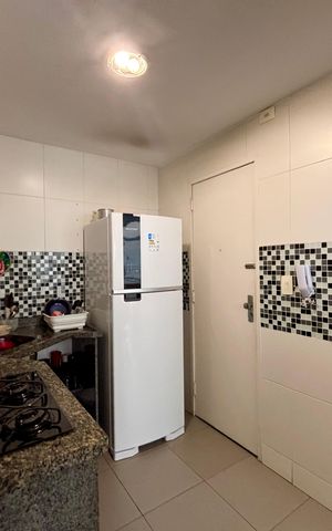 Apartamento à venda com 64m², 2 quartos e sem vaga Apartamento à venda com 64m², 2 quartos e sem vagaCozinha americana