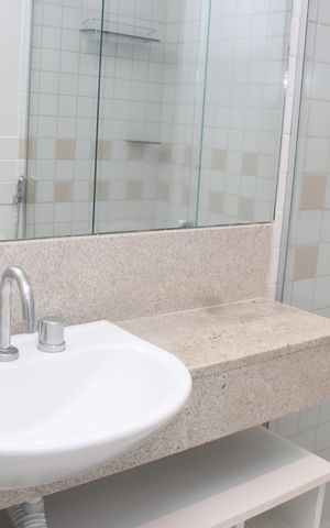 Apartamento à venda com 62m², 1 quarto e 1 vagaBanheiro da Suíte