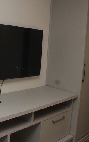 Apartamento à venda com 62m², 1 quarto e 1 vagaTV e Closet
