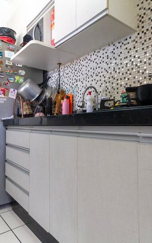 Apartamento à venda com 47m², 2 quartos e 1 vagaCozinha