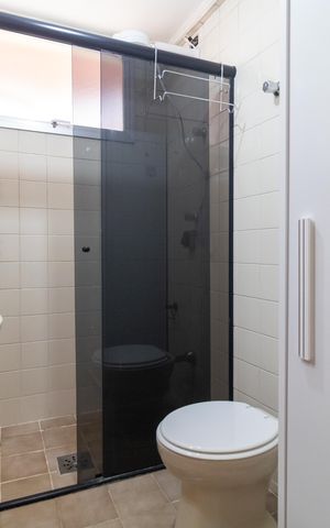 Apartamento à venda com 50m², 1 quarto e 1 vaga Apartamento à venda com 50m², 1 quarto e 1 vagaBanheiro Social