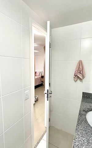 Apartamento à venda com 69m², 2 quartos e 1 vaga Apartamento à venda com 69m², 2 quartos e 1 vagaBanheiro da Suíte
