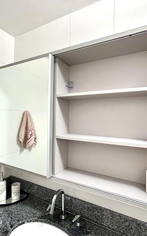Apartamento à venda com 69m², 2 quartos e 1 vaga Apartamento à venda com 69m², 2 quartos e 1 vagaBanheiro da Suíte