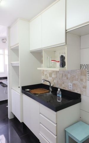 Apartamento à venda com 65m², 3 quartos e 1 vagaCozinha e Área de Serviço