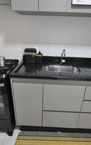 Apartamento à venda com 32m², 2 quartos e sem vagaCozinha