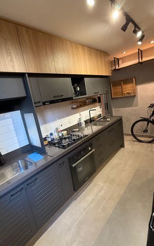 Apartamento à venda com 90m², 1 quarto e sem vagaCozinha