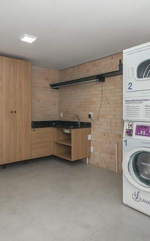 Apartamento para alugar com 34m², 1 quarto e 1 vagaLavanderia