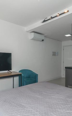 Apartamento para alugar com 34m², 1 quarto e 1 vagaSala / Quarto / Cozinha
