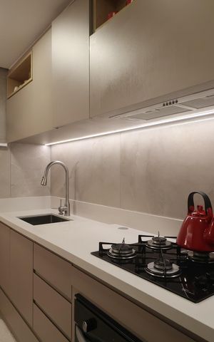 Apartamento à venda com 76m², 3 quartos e 2 vagasCozinha e Área de Serviço
