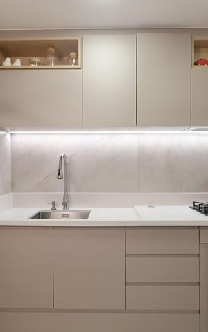Apartamento à venda com 76m², 3 quartos e 2 vagasCozinha e Área de Serviço