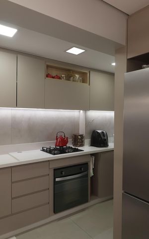 Apartamento à venda com 76m², 3 quartos e 2 vagasCozinha e Área de Serviço
