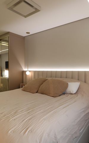 Apartamento à venda com 76m², 3 quartos e 2 vagasQuarto suíte 